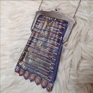 ART DECO FLAPPER METAL MESH Whiting & Davis bag